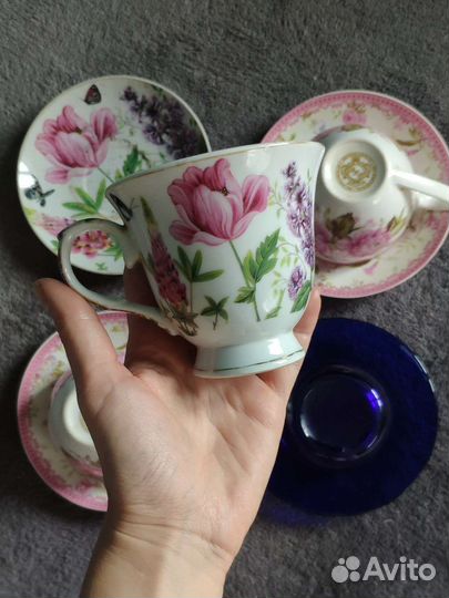 Чайная пара фарфор