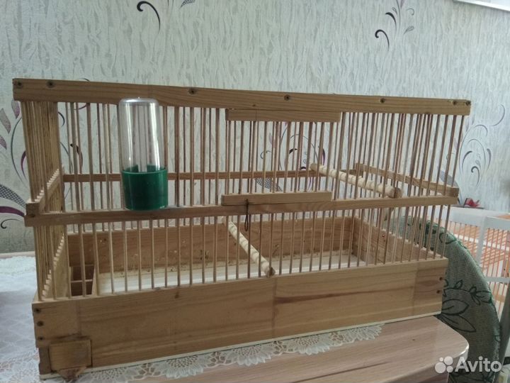 Клетка деревянная для птиц