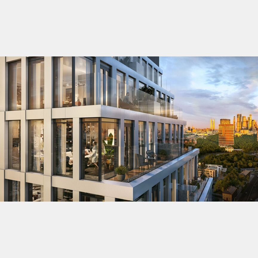 2-к. апартаменты, 56 м², 18/28 эт.