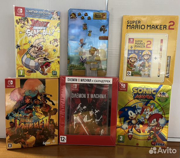Игры для Nintendo Switch в ассортименте