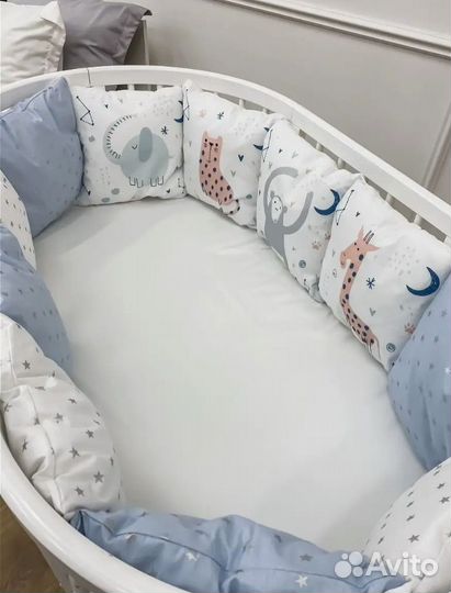 Бортики в детскую кроватку