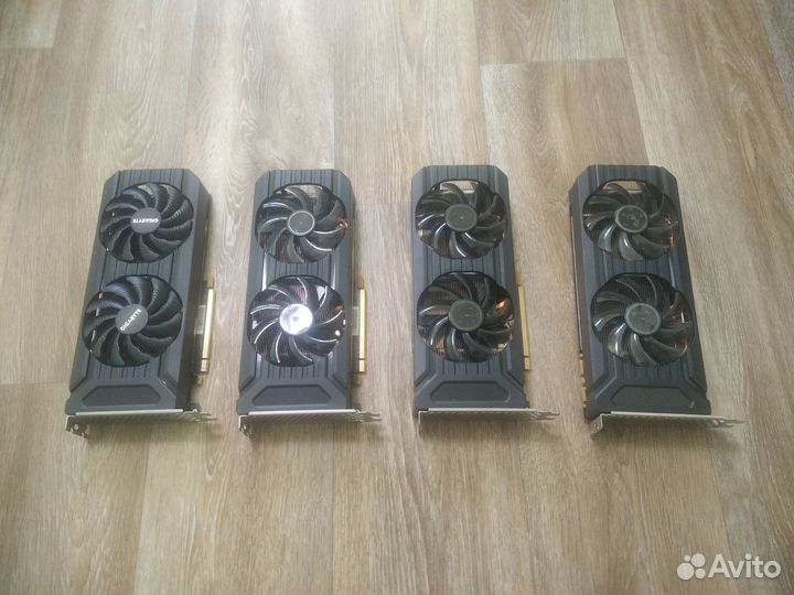 Palit nvidia GeForce P104-100 Mining 8Gb (4шт.)