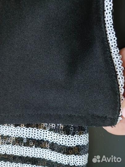 Юбка карандаш c пайетками gina tricot