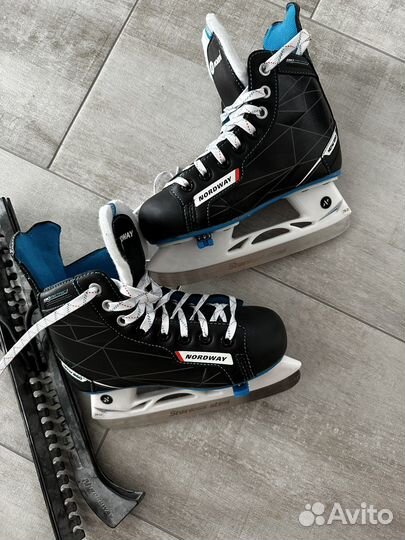 Коньки детские раздвижные nordway 29-33