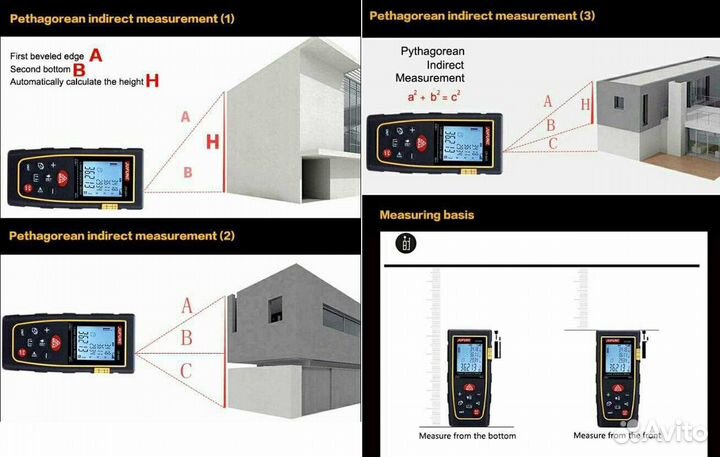 Лазерный дальномер, рулетка