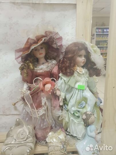 Кукла фарфоровая коллекционная ремеко