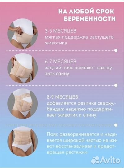 Бандаж для беременных 3 в 1