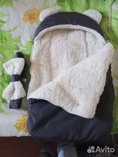 Конверт зимний на выписку