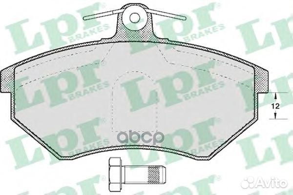 Колодки торм. дисковые 05p600 Lpr