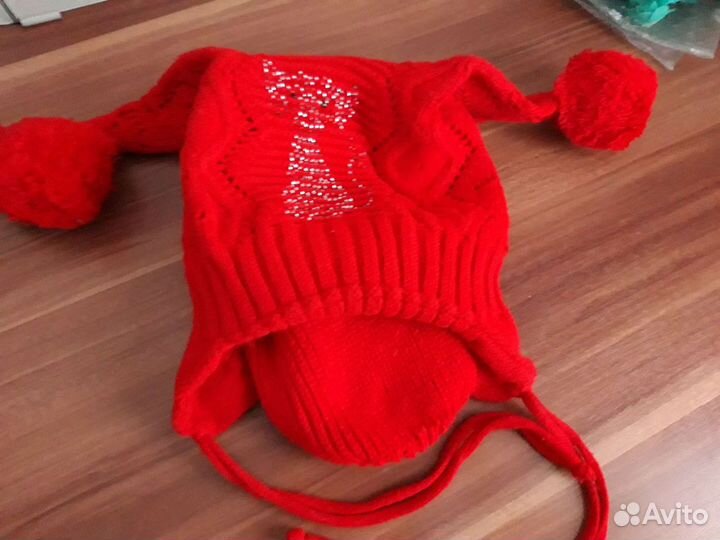 Шапка на девочку 3-4 лет