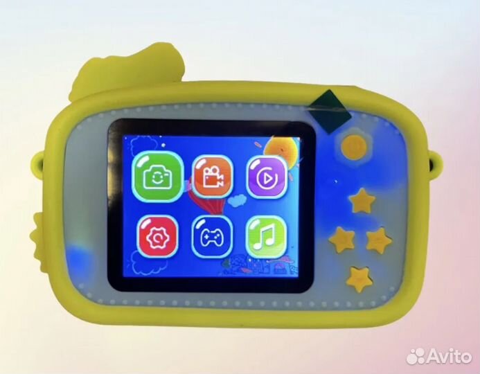 Детский фотоаппарат с силиконовым чехлом 