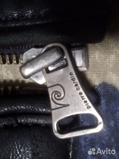 Кожаная куртка мужская 52 54 Pierre Cardin