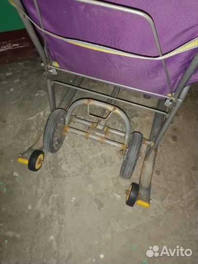 Санки коляска Ника с утепленным конвертов и муфтой