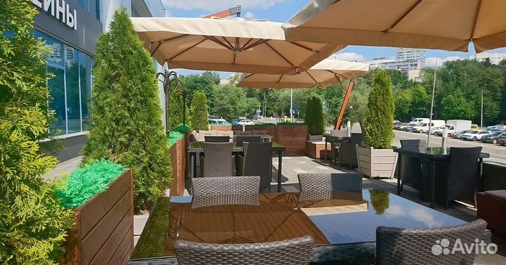 Зонт летний для кафе и ресторанов