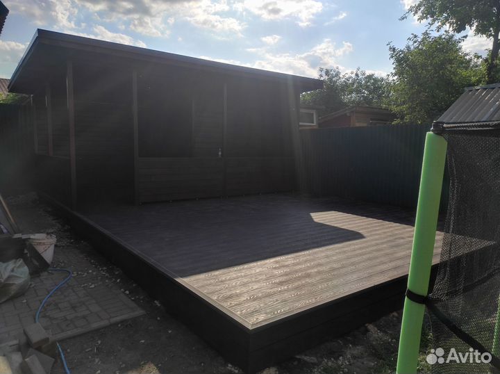 Террасная доска и ограждения из дпк, заборы