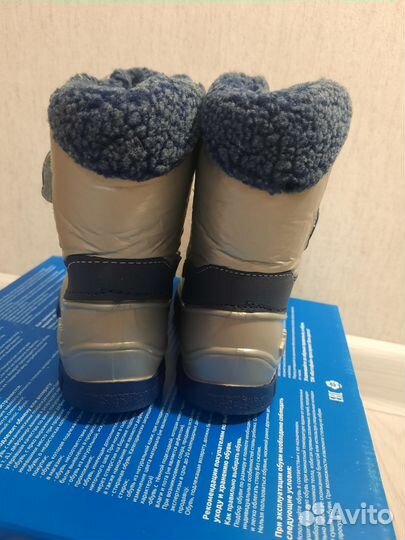 Сноубутсы зима 22 размер на очень худенькую ножку