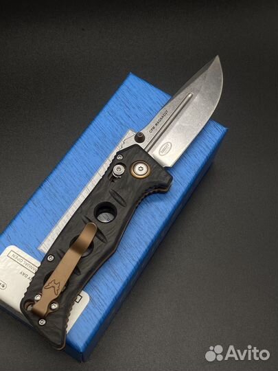 Нож benchmade mini adamas carbon fiber