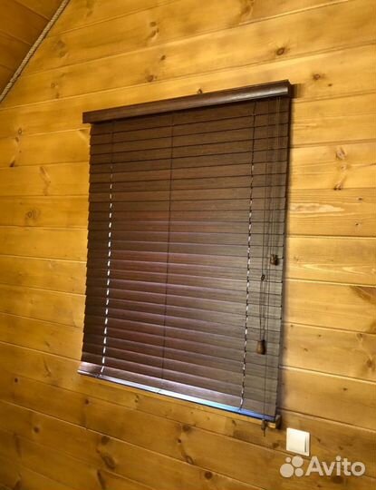 Жалюзи деревянные шторы