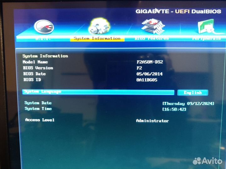 Комплект gigabyte ga-f2a58m-ds2 athlon x2 340