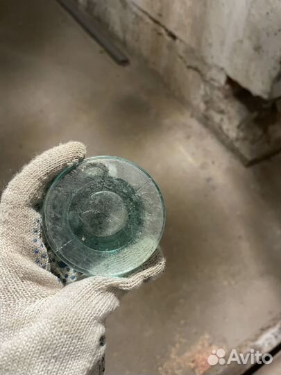 Крышка стеклянная для бутыля