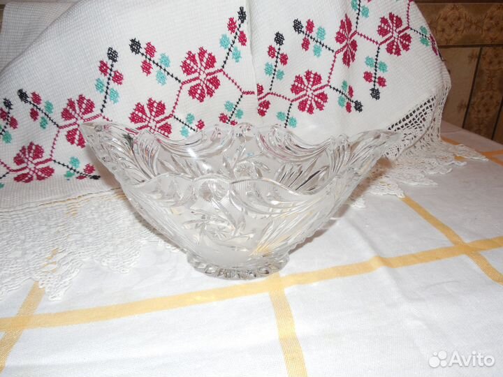 Винтажный хрусталь для сервировки. СССР