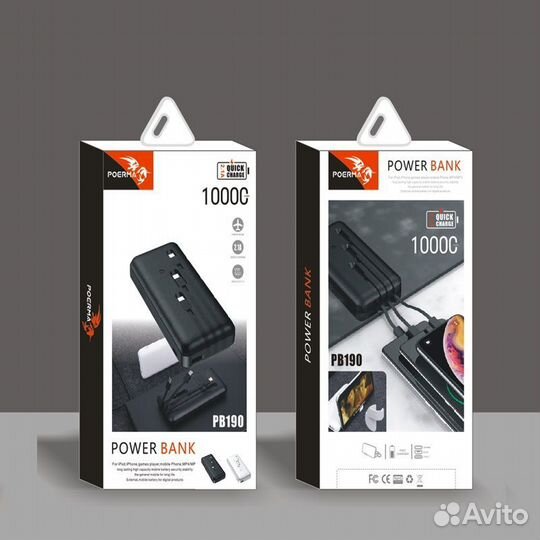 Power bank poerma PB-190 10000mAh BK