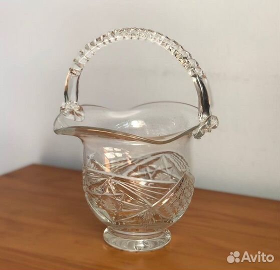 Конфетница хрусталь СССР