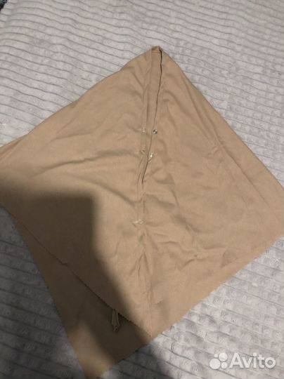 Платок на цапинках теплый