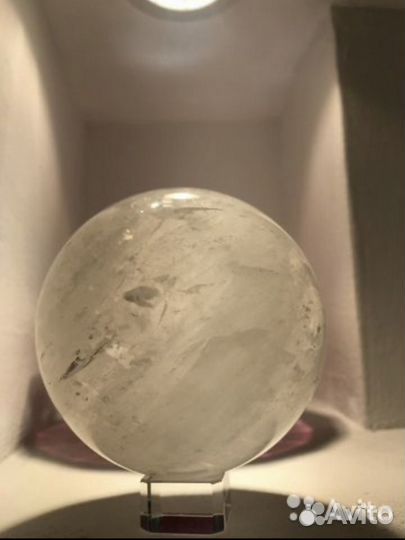 Кубок Маклюра Софора. Шар Хруст Натур 9см