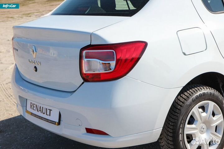 Задний бампер В цвет renault logan 2014-2018