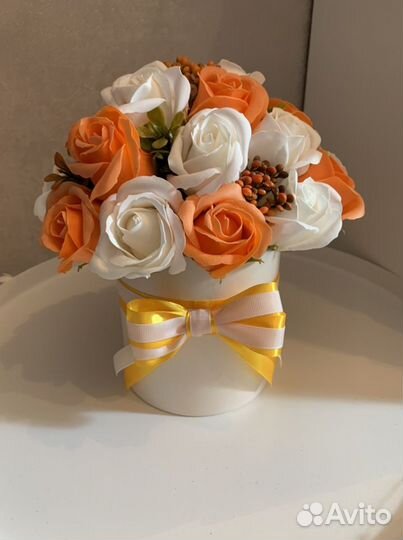 Букеты из мыльных цветов