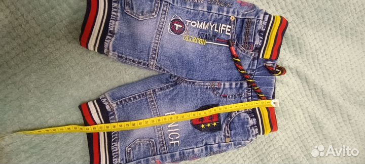 Джинсовые шорты для мальчика. Ткань джинс плотная
