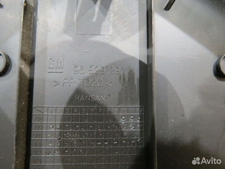 Накладка торпедо Chevrolet Cruze