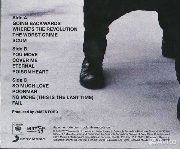 Виниловая пластинка Depeche Mode Spirit (180 Gram