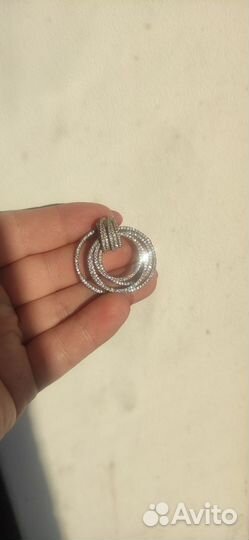 Подвески с натуральными камнями, серебряные