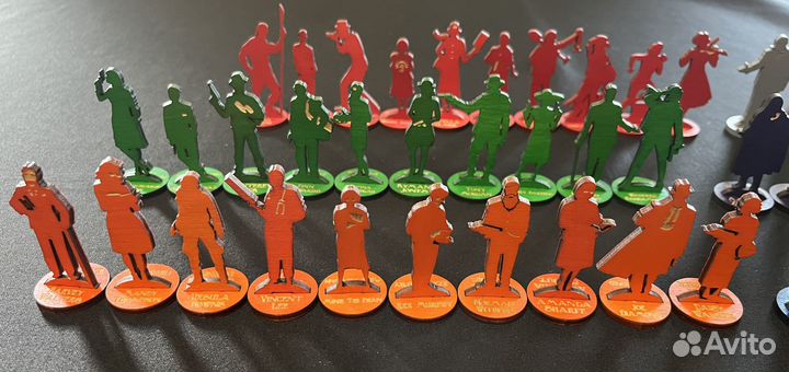 Карточный Ужас Аркхэма PNP набор,миниатюры сыщиков