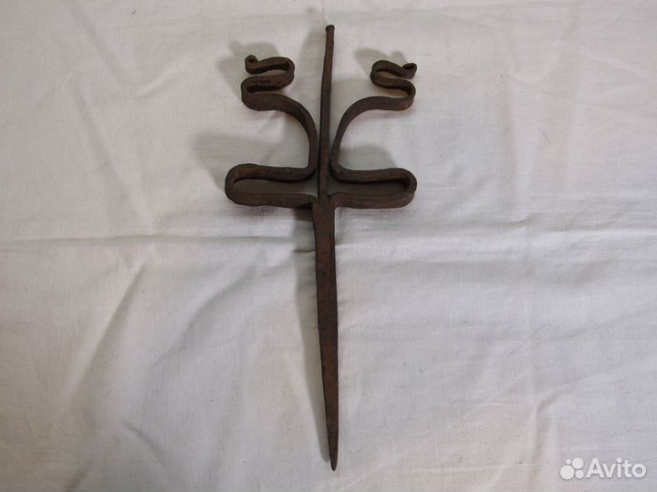 Светец старинный кованный 18-19 век №10042