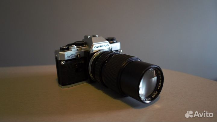 Пленочная камера Olympus OM10 + Zuiko 75-150mm f/4