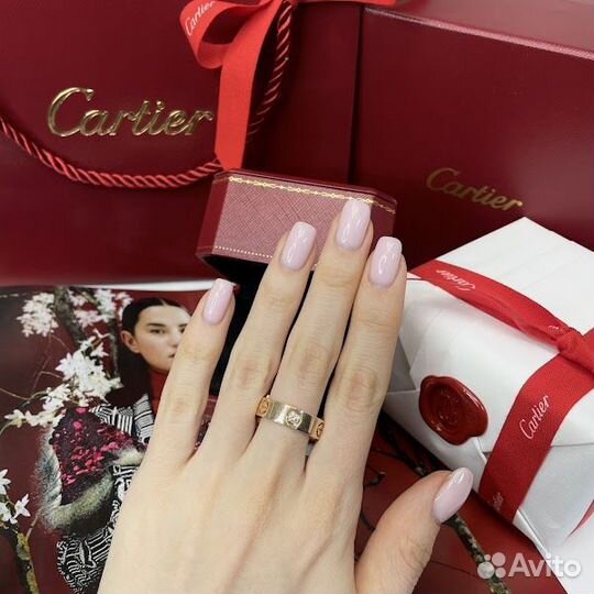 Обручальные золотые кольца Cartier Love