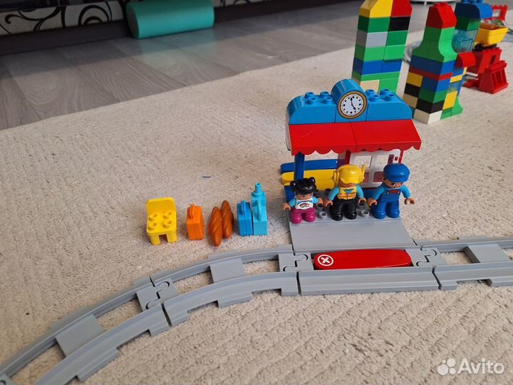 Lego duplo поезд на паровой тяге 10874