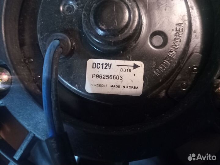 Вентилятор кондиционера Дэу Нексия