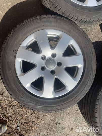 Оригинальные диски R18 Ауди Q7 с резиной 255/55