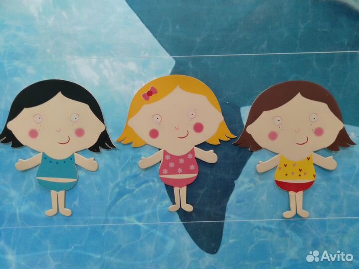 Набор игрушек для ванны Модницы