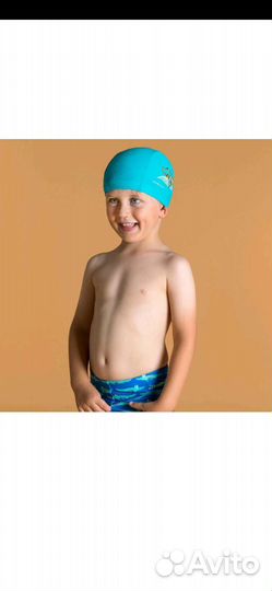 Шапочка для плавания тканевая детская decathlon