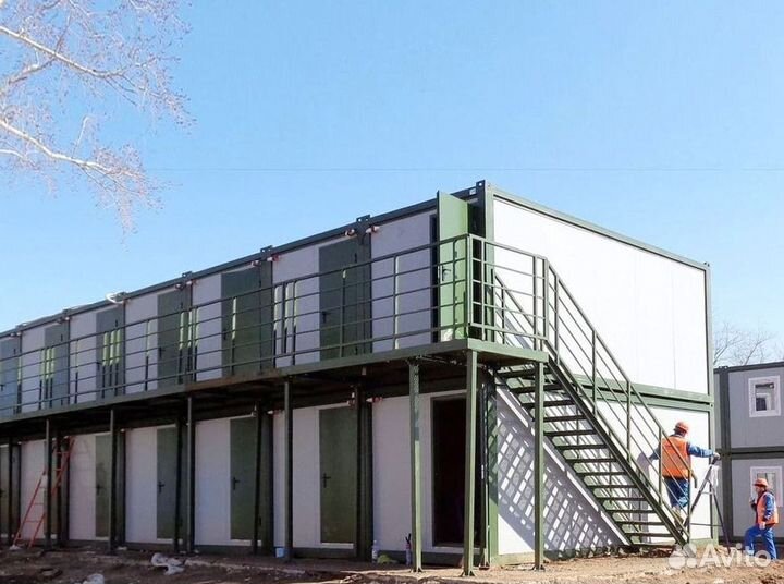 Общежитие или гостиница из блок модулей