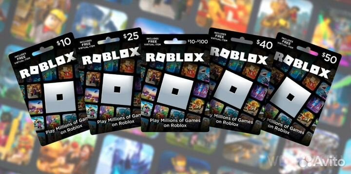 Подарочная карта на robux