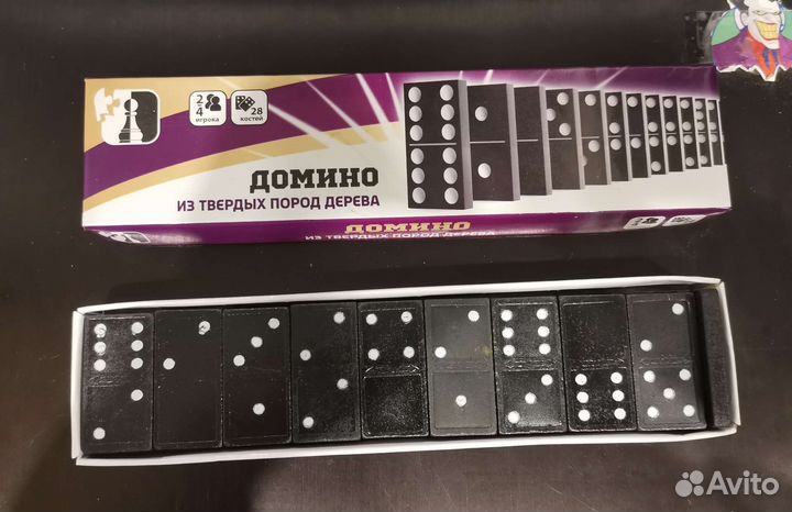 Домино из твёрдых пород дерева