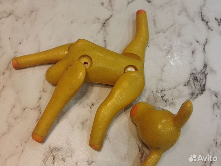 Игрушки целлулоид бычок теленок редкая