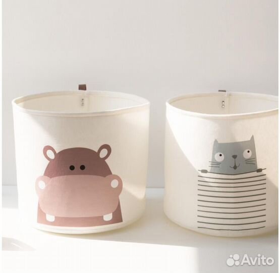 Корзина для игрушек из войлока 