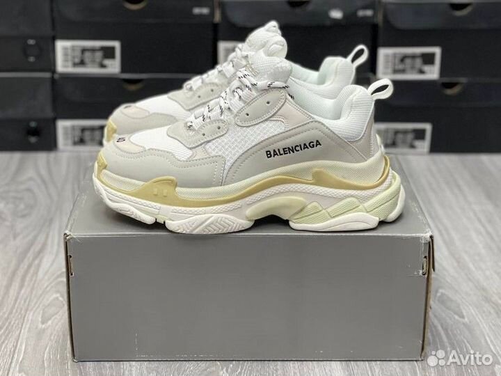 Кроссовки Balenciaga Triple-S White (36-45)